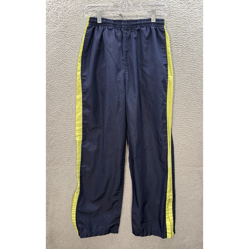 Vintage Starter Track Pants Boys Youth‎ Large Blue Yellow Windbreaker Skater Y2K